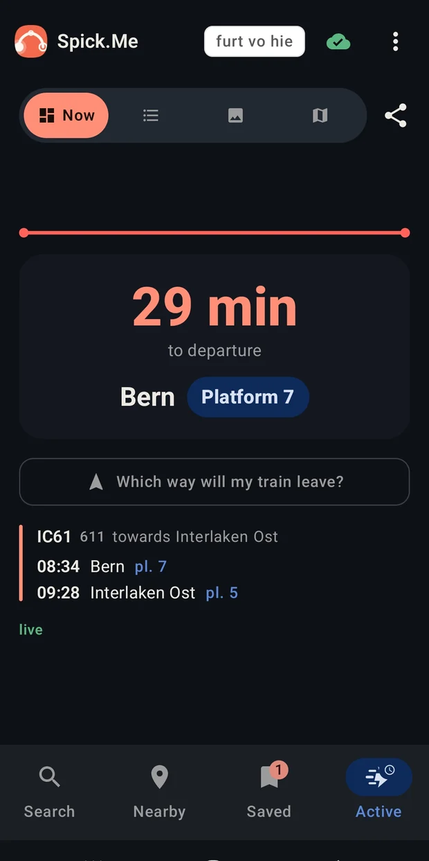 Leave on time